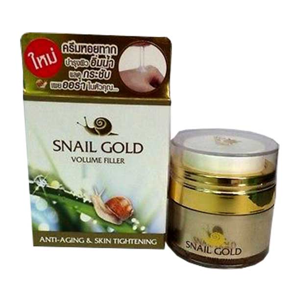 Натуральный крем для лица со слизью улитки Bm.B Snail Gold Volume Filler 15 гр. Таиланд
