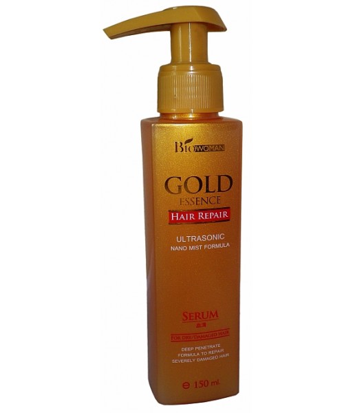 Тайская сыворотка для ослабленных волос BioWoman Gold essence hair repair serum 150 мл.