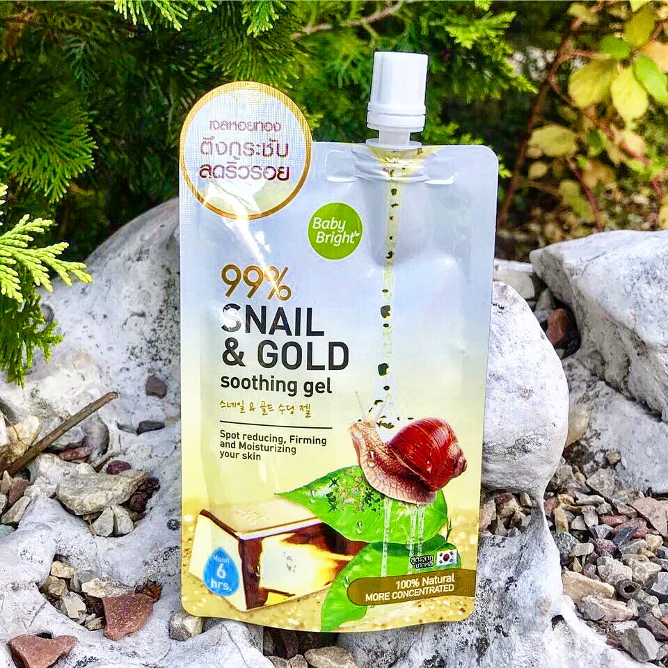 Успокаивающий Тайский гель с "улиткой и золотом" от от Cathy Doll.