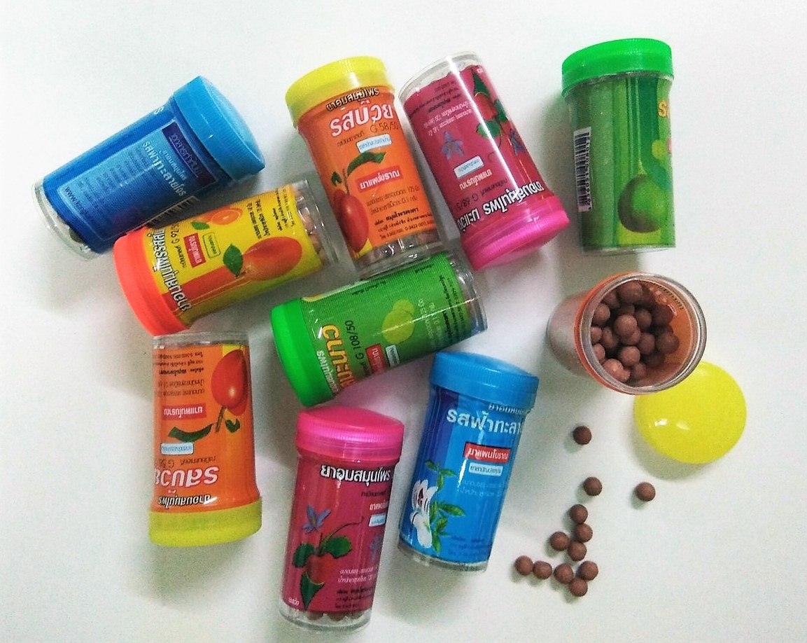 Натуральные травяные драже от кашля и боли в горле с Паслёном Kongka Herb 125 шт. Таиланд