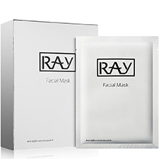 Омолаживающая маска для лица из Таиланда с коллоидным серебром RAY Facial Mask Silver 43 гр