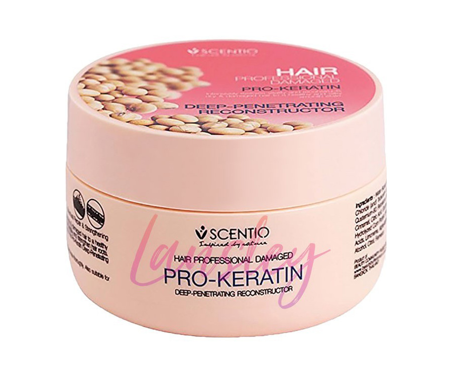 тайская маска для волос SCENTIO PRO-KERATIN MASK 250 ml. Thailand. Тайская маска для восстановления волос scentio-pro-keratin-maska-dlya-vosstanovleniya-volos