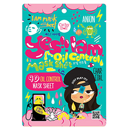 Тайская тканевая маска 4D для жирной и проблемной кожи Cathy Doll. 4D-Oil-Control-Mask-Sheet-35g-_F_-Yes-I-Am. тайланд