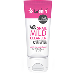 Тайский очищающий крем гель для умывания с улиткой Le'skin Snail Mild Cleanser 100 мл.Thailand tube_snail-mild-cleanser_10-ml