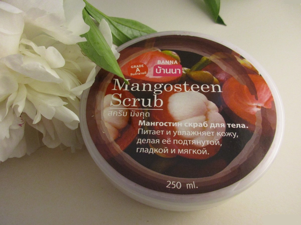 Тайский скраб для тела Мангостин BANNA 250 мл.