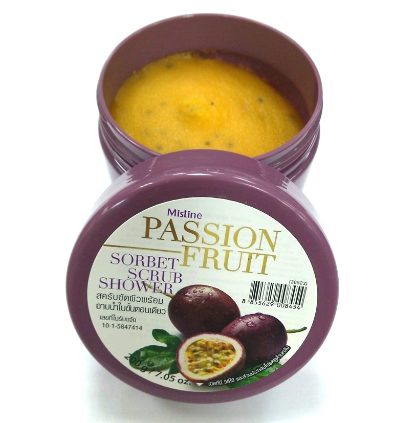 Тайский скраб сорбет для душа Mistine passion fruit